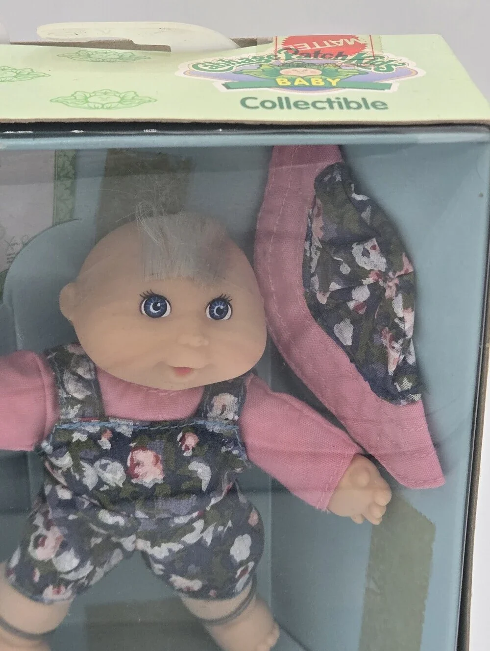 Vintage 1997 Mattel Cabbage Patch Kids 4” Baby Doll Willa Heather DOB Dec 7